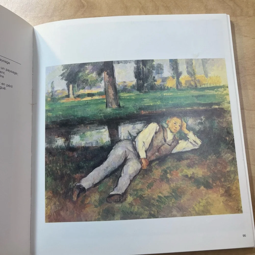CEZANNE 1982 Impressionist Painter Art Book In French